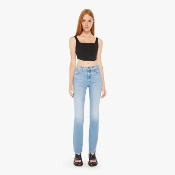 MOTHER The insider sneak fray love on the beat jeans size 31 B42 - Picture 1 of 6